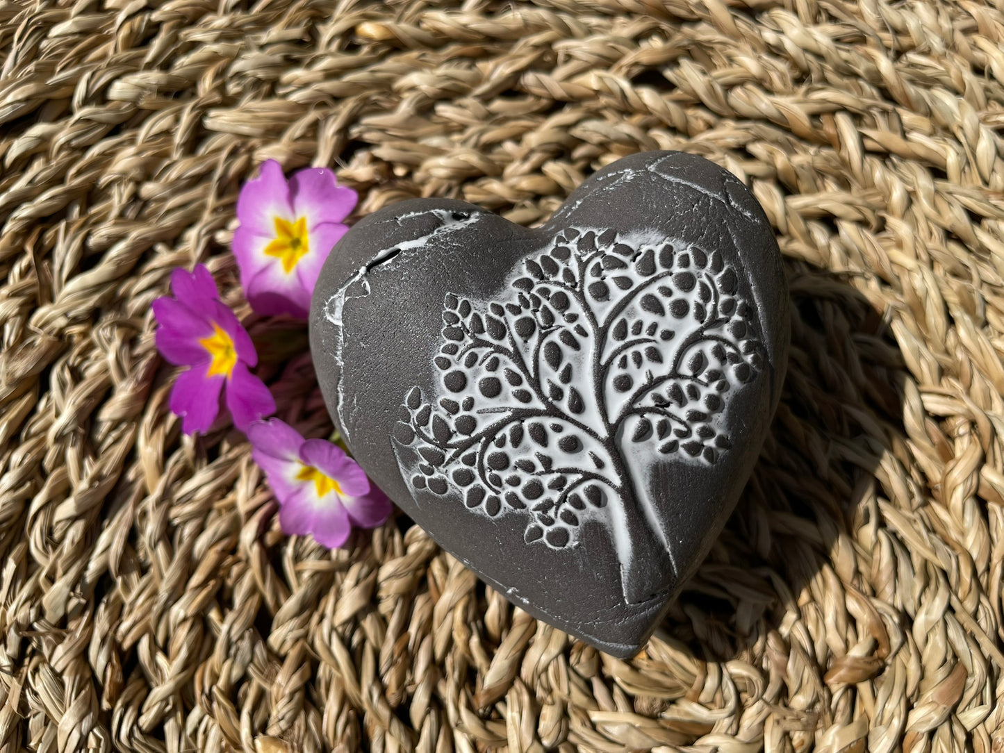 Deko Herz mit Lebensbaum