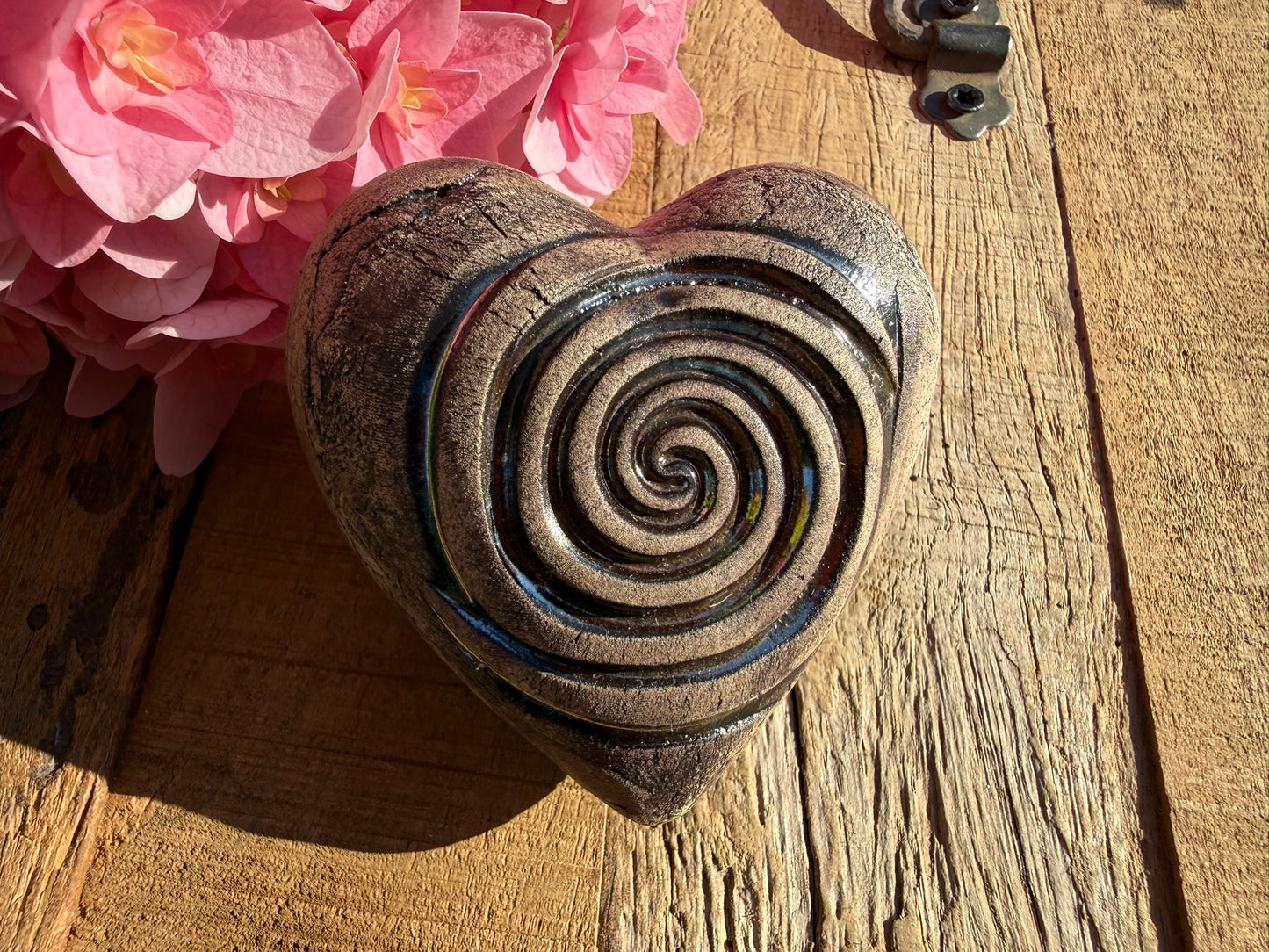 Deko Herz mit Spirale