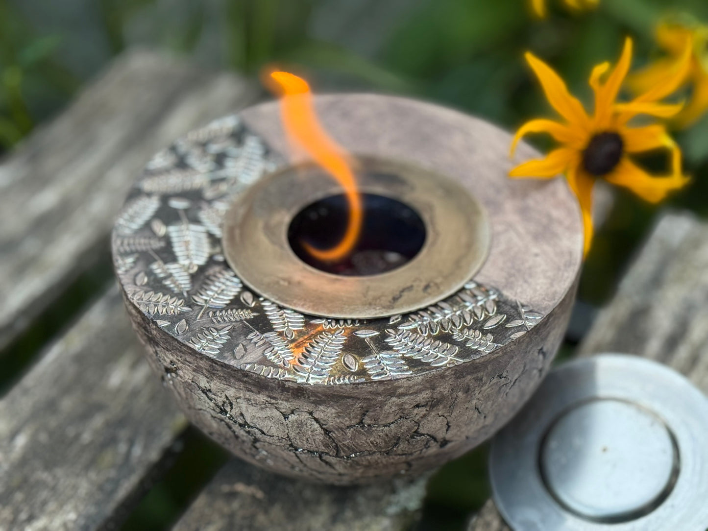 Feuerschale 'Halbkugel' Ø15 cm für den Garten