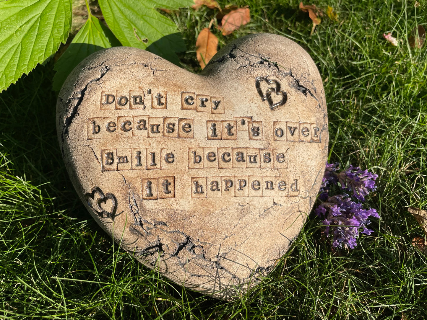 Deko Herz mit Spruch