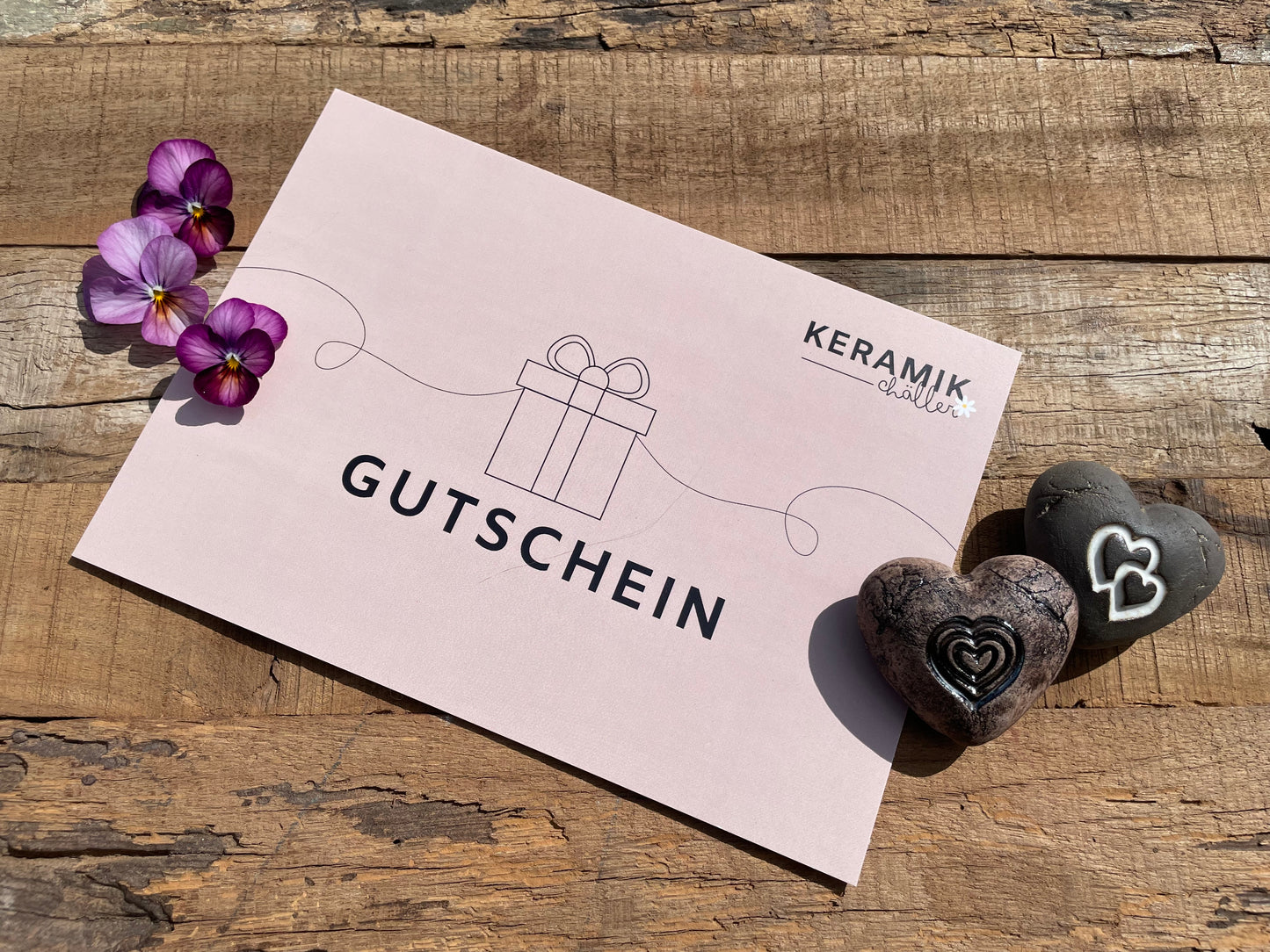 Geschenkgutschein Keramik-Chäller
