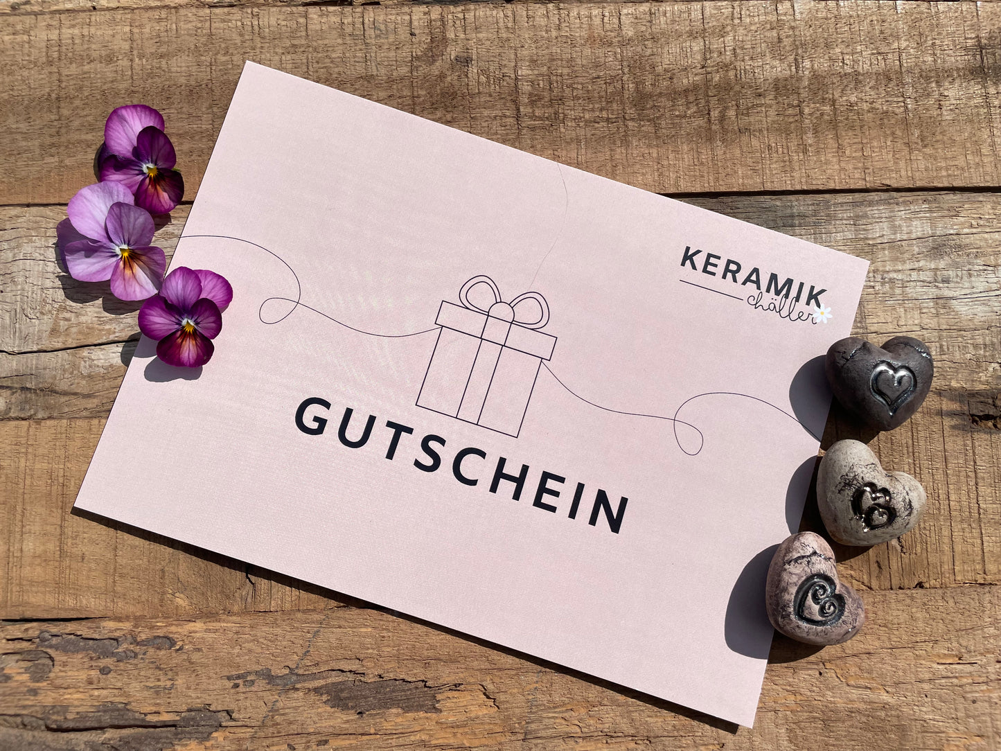 Geschenkgutschein Keramik-Chäller