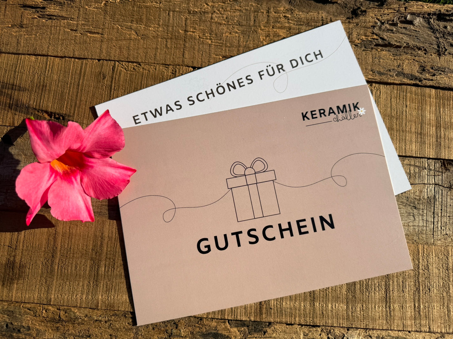 Geschenkgutschein Keramik-Chäller