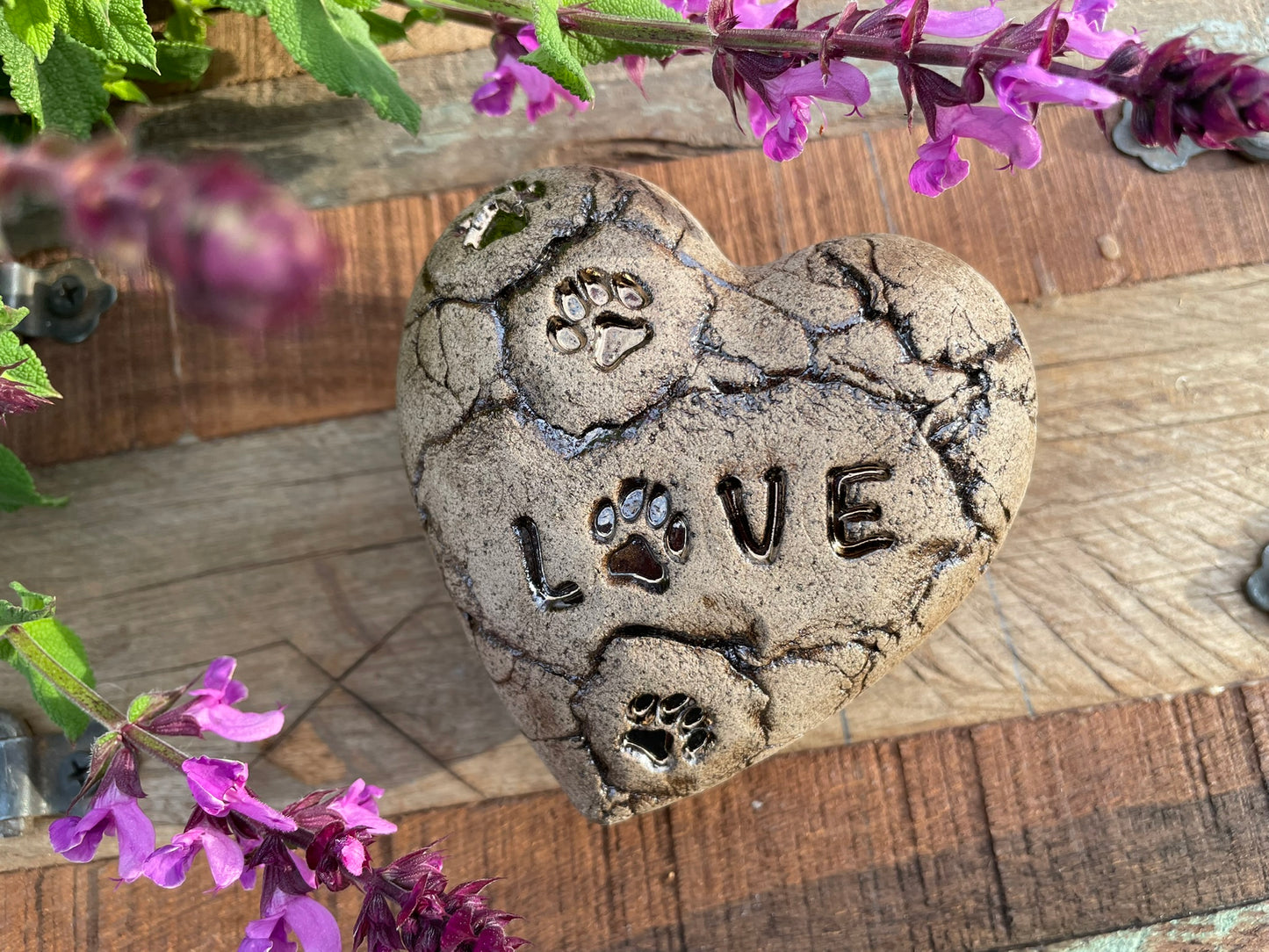 Deko Herz Tierliebe
