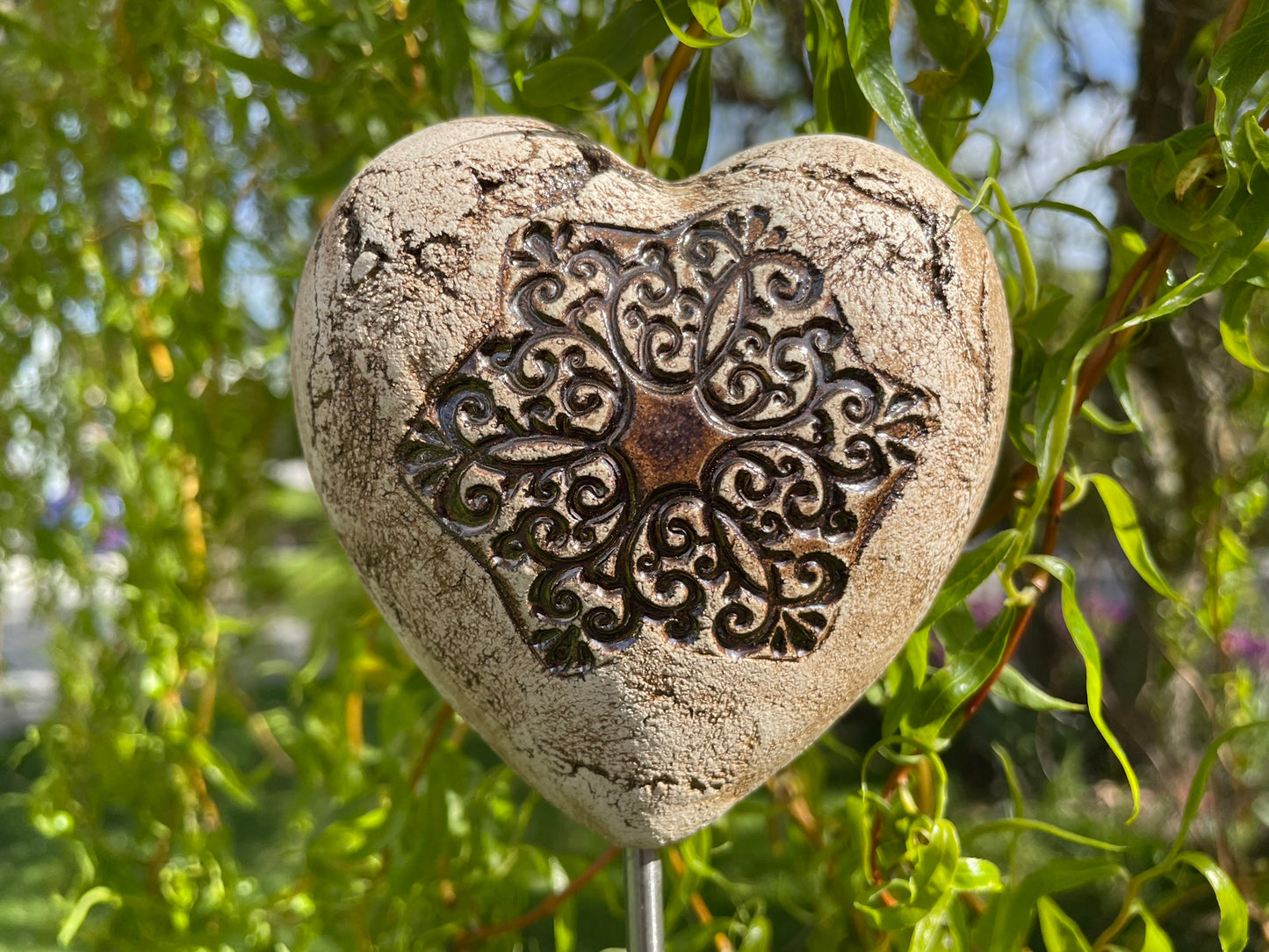 Herz Steele für den Garten