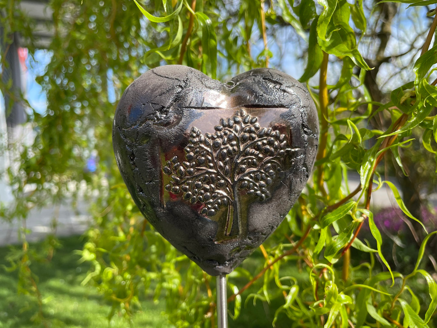 Herz Steele für den Garten