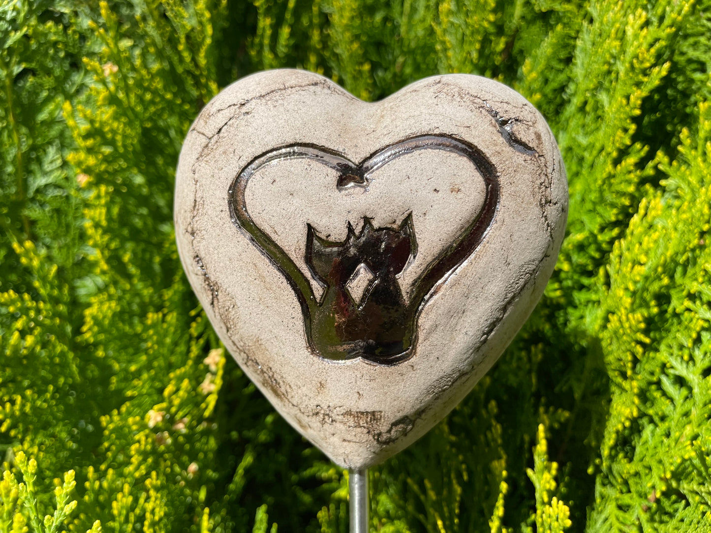 Herz Steele für den Garten
