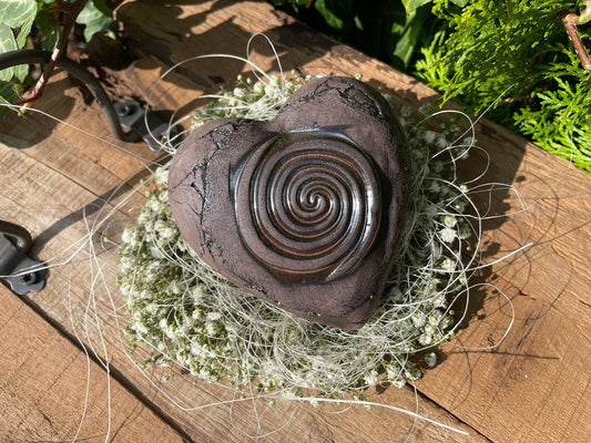 Deko Herz mit Spirale