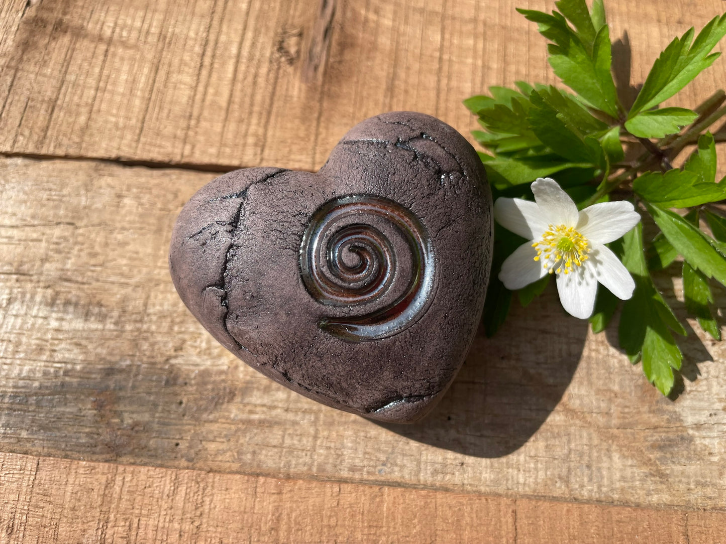 Deko Herz mit Spirale