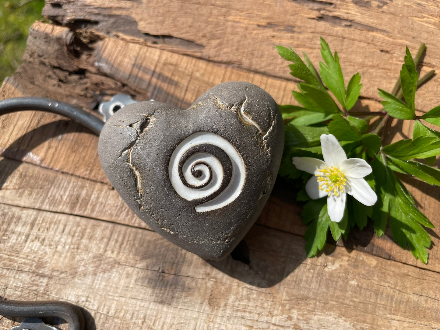 Deko Herz mit Spirale