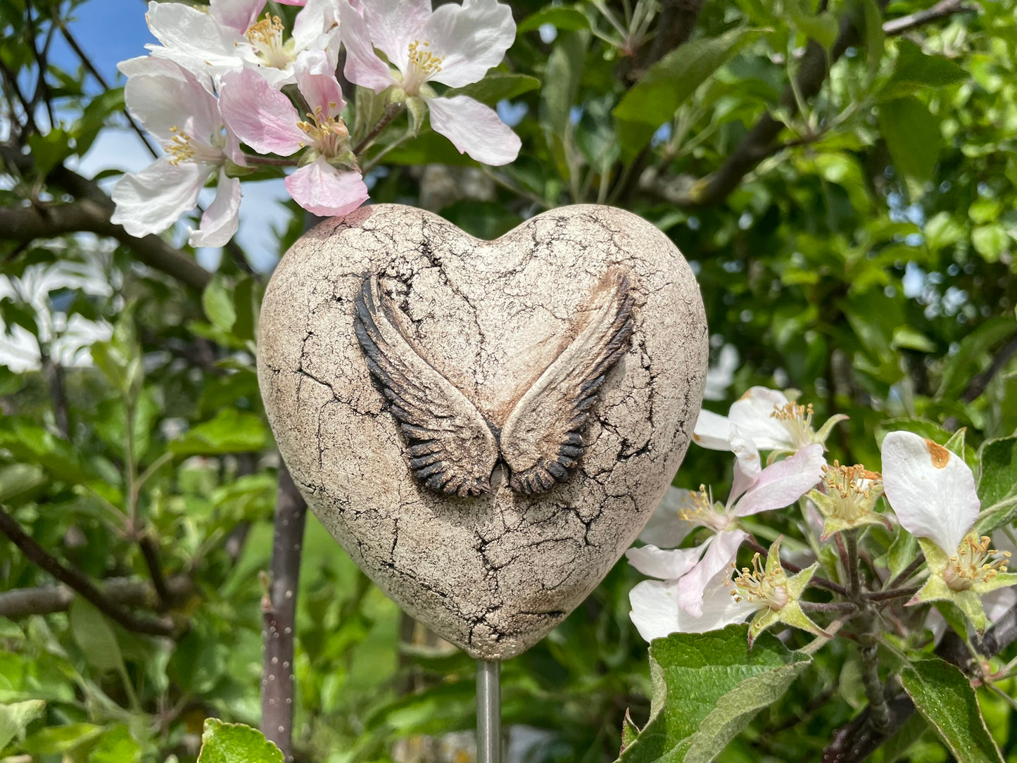 Herz Steele für den Garten