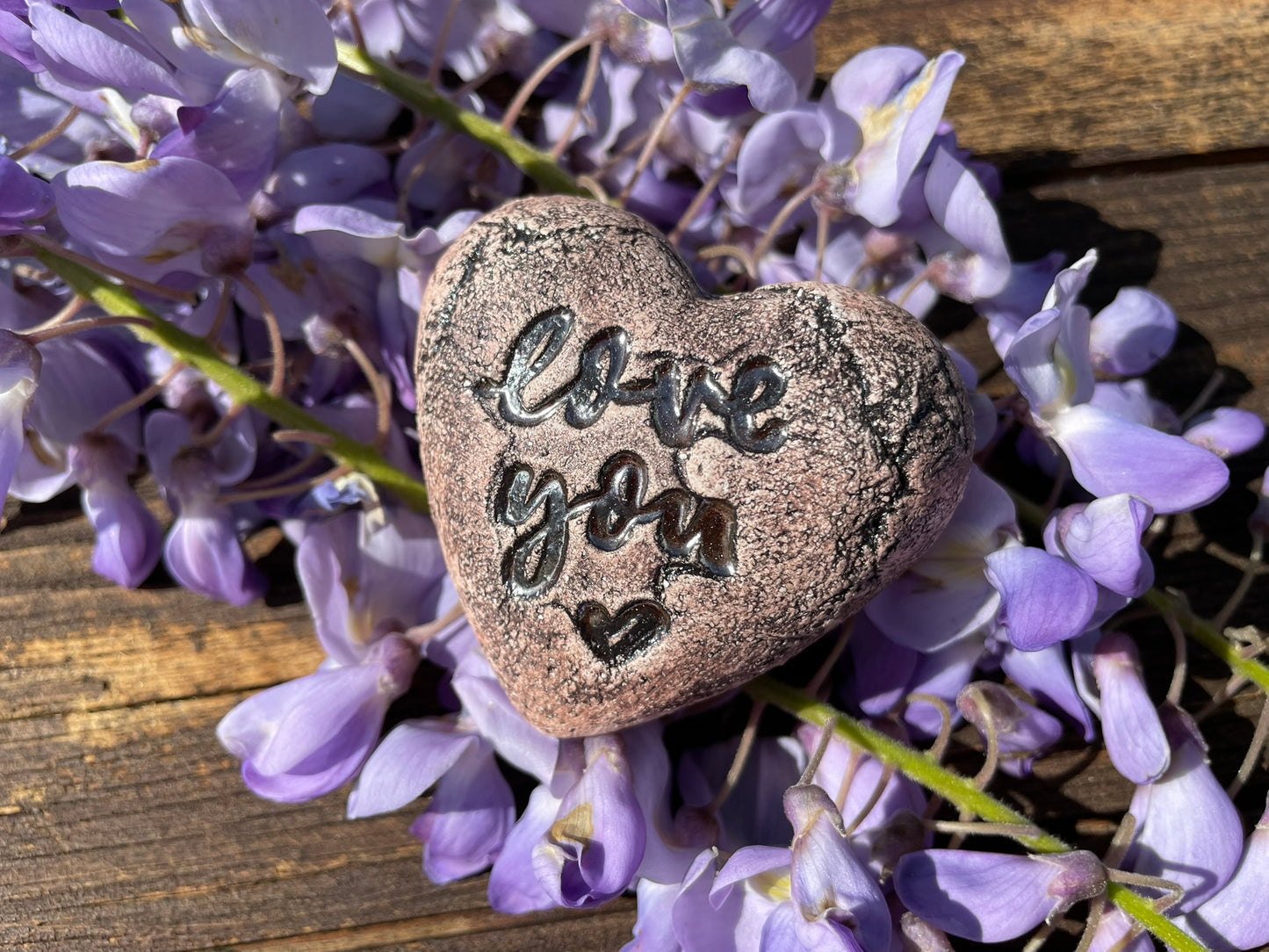 Deko Herz 'I love you'