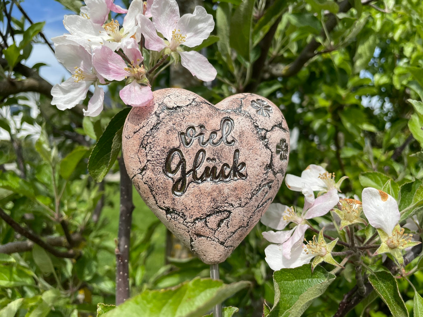 Herz Steele für den Garten