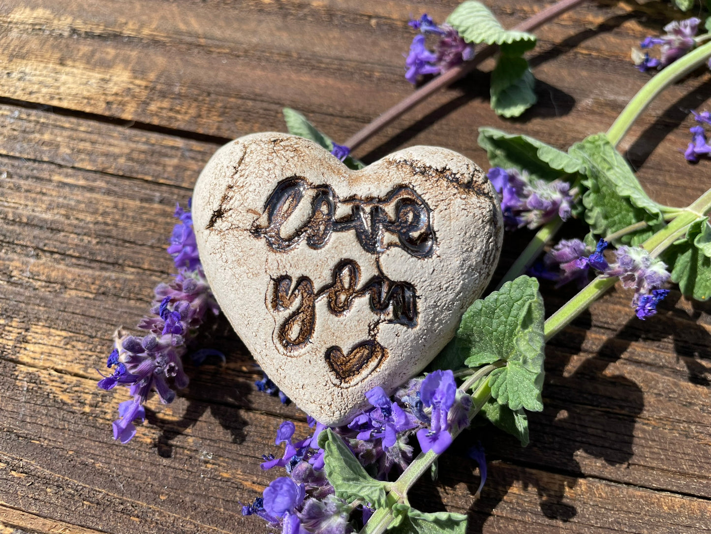 Deko Herz 'I love you'