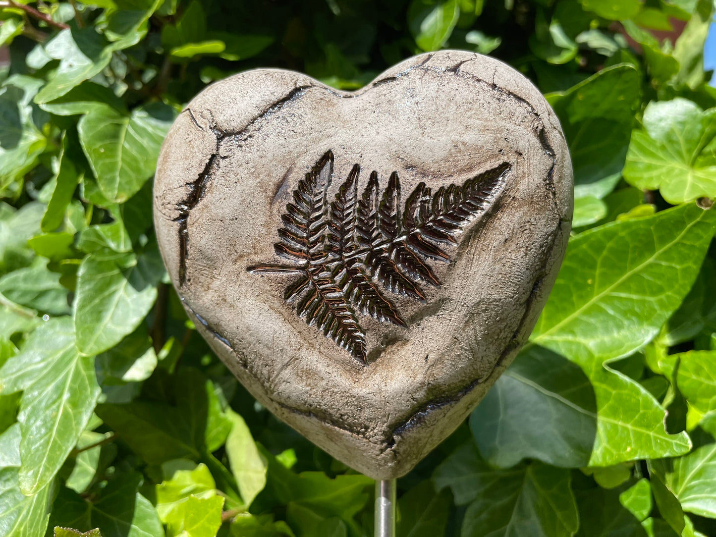 Herz Steele für den Garten