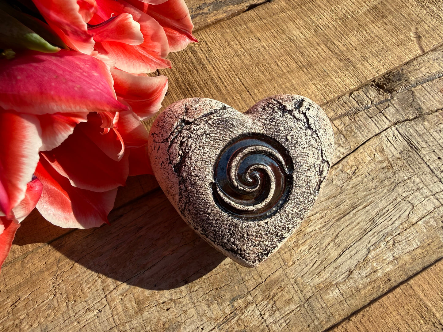 Deko Herz mit Spirale