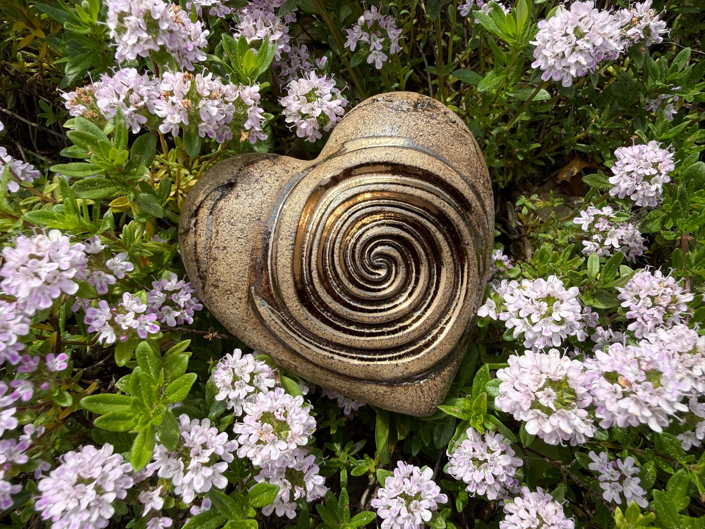 Deko Herz mit Spirale