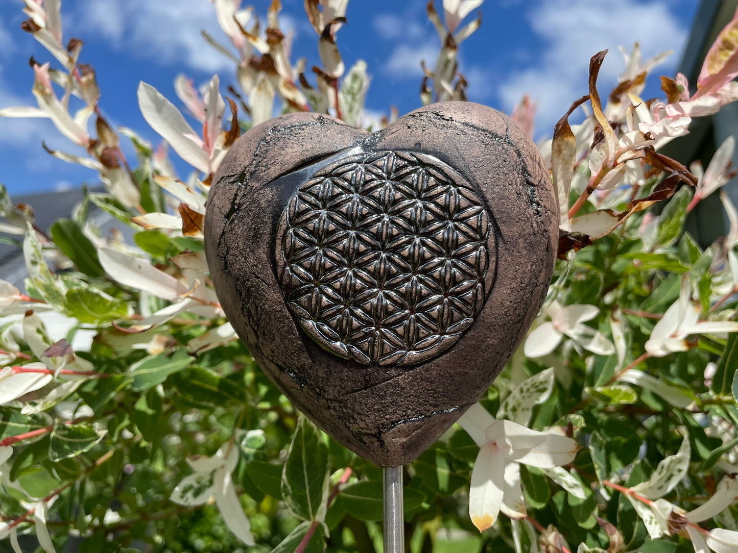 Herz Steele für den Garten