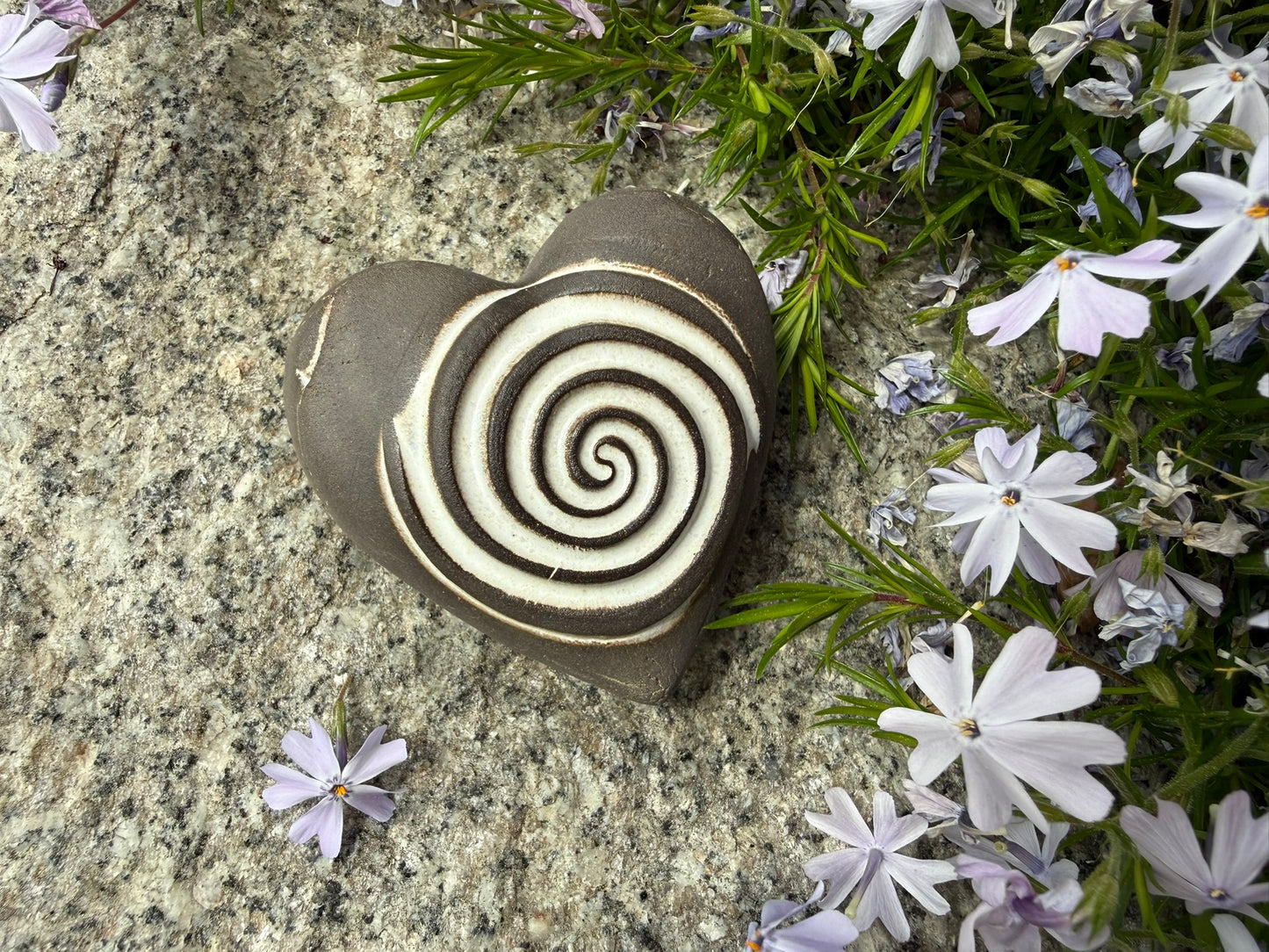 Deko Herz mit Spirale