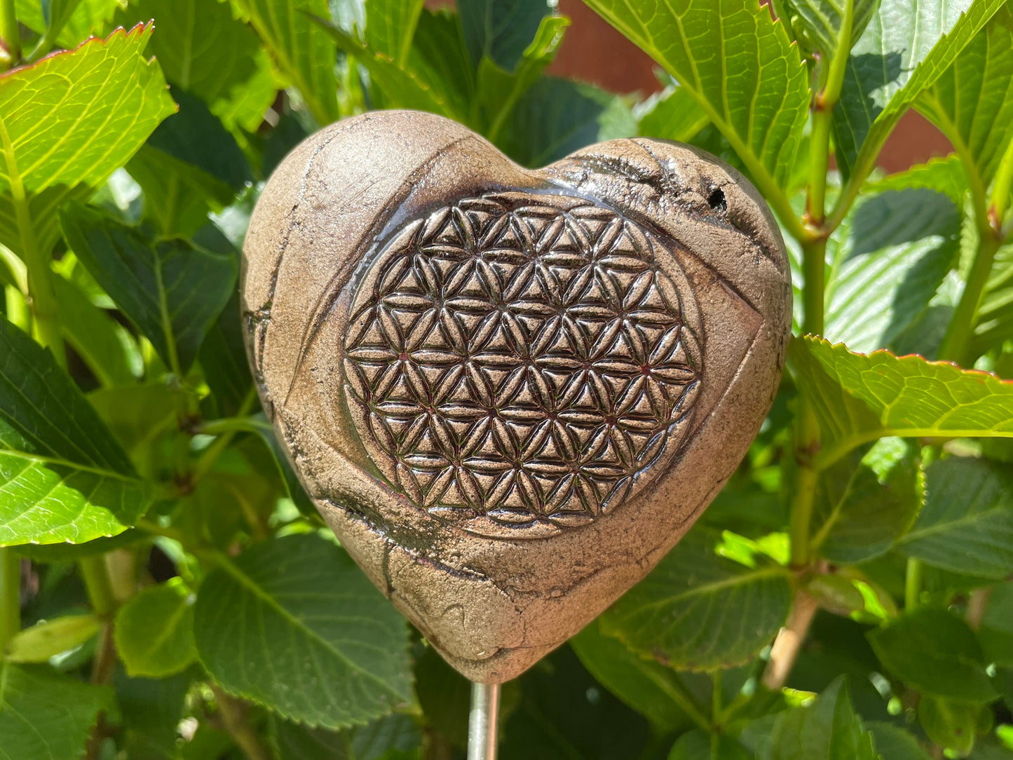 Herz Steele für den Garten