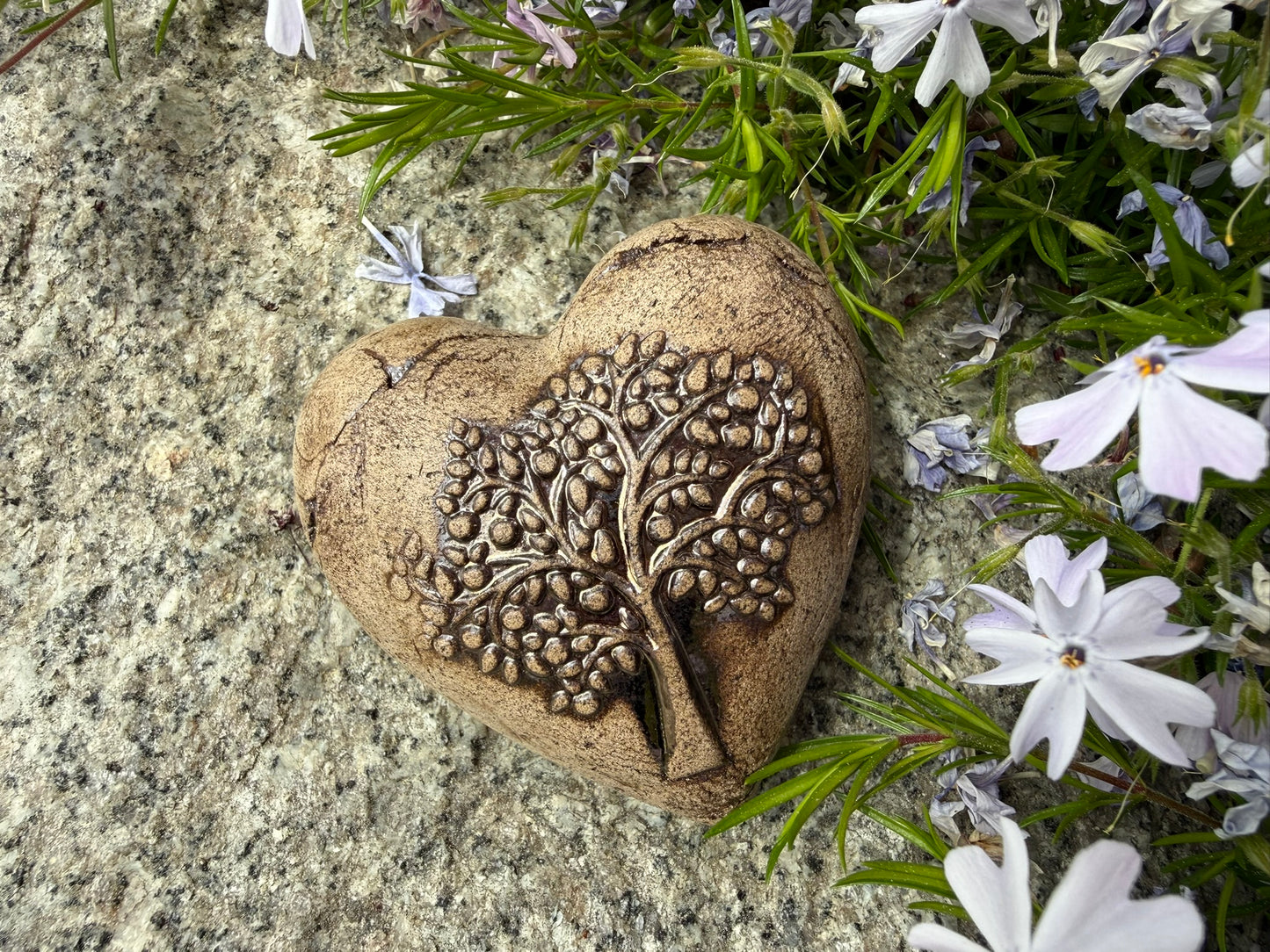 Deko Herz mit Lebensbaum
