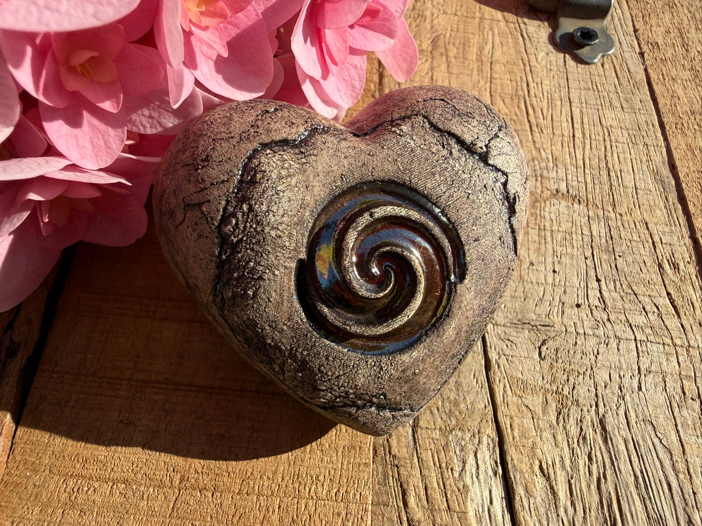 Deko Herz mit Spirale