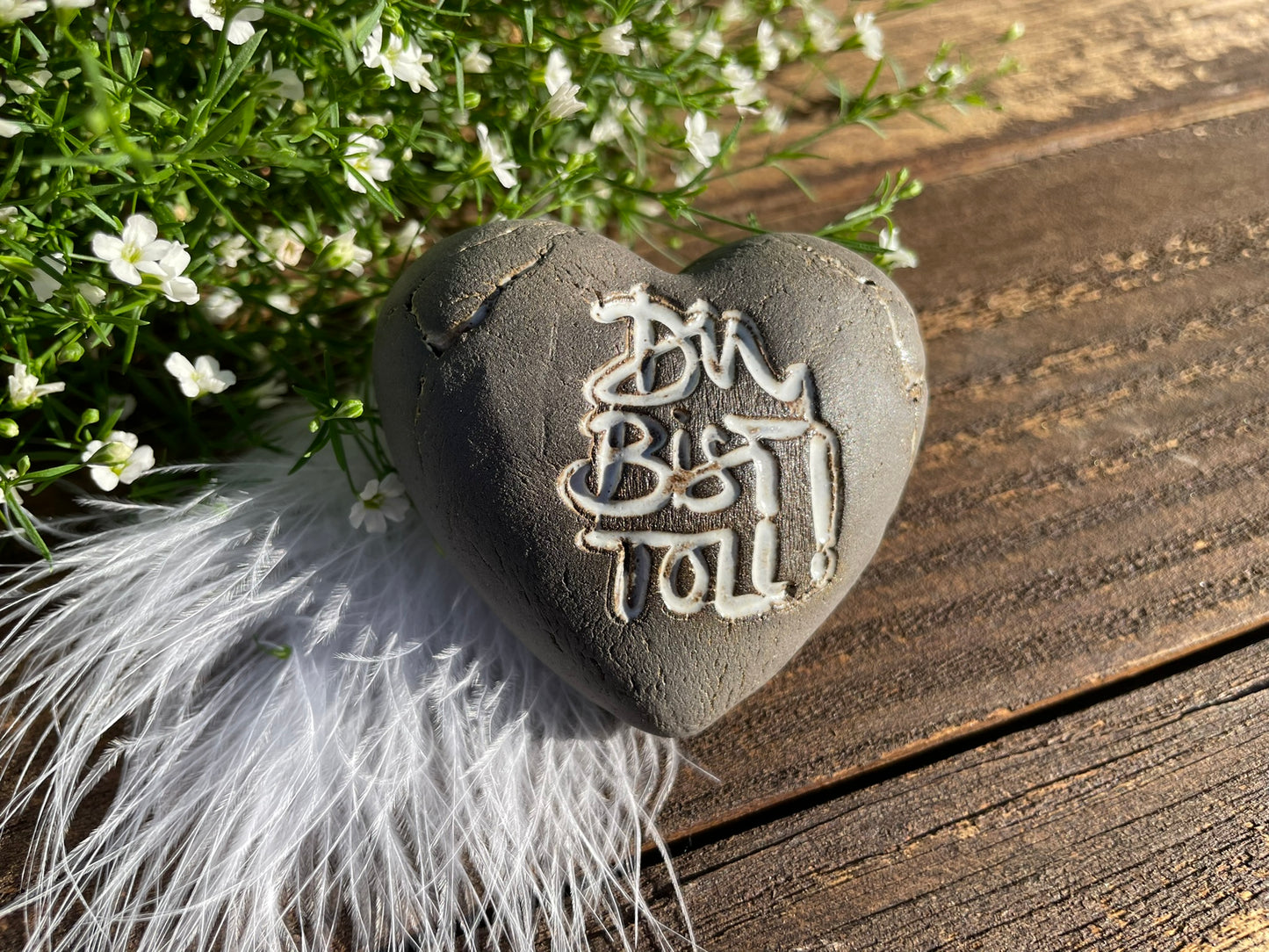 Deko Herz 'Du bist toll!'