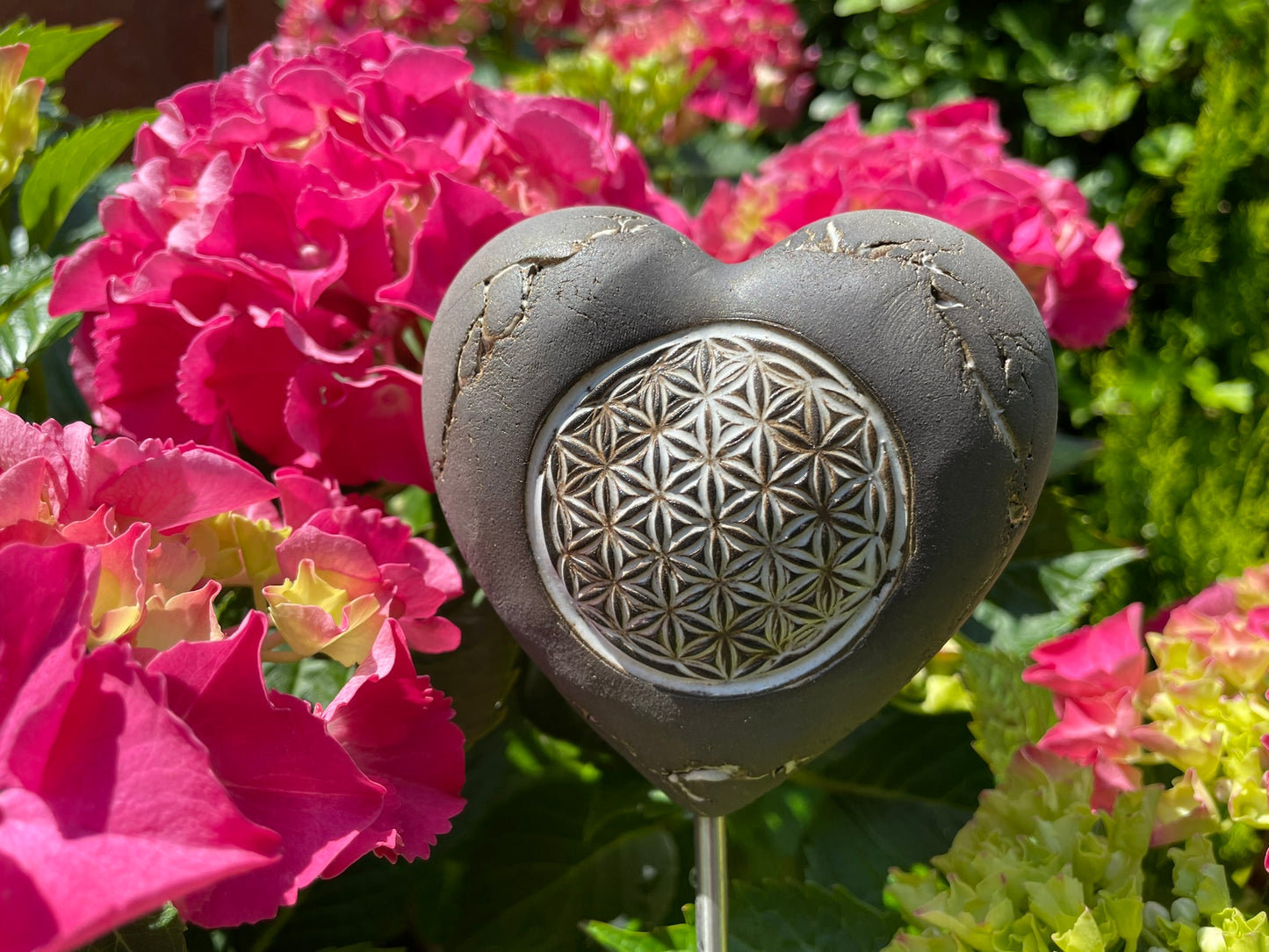 Herz Steele für den Garten