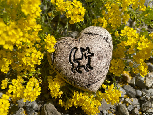 Deko Herz mit Fuchs