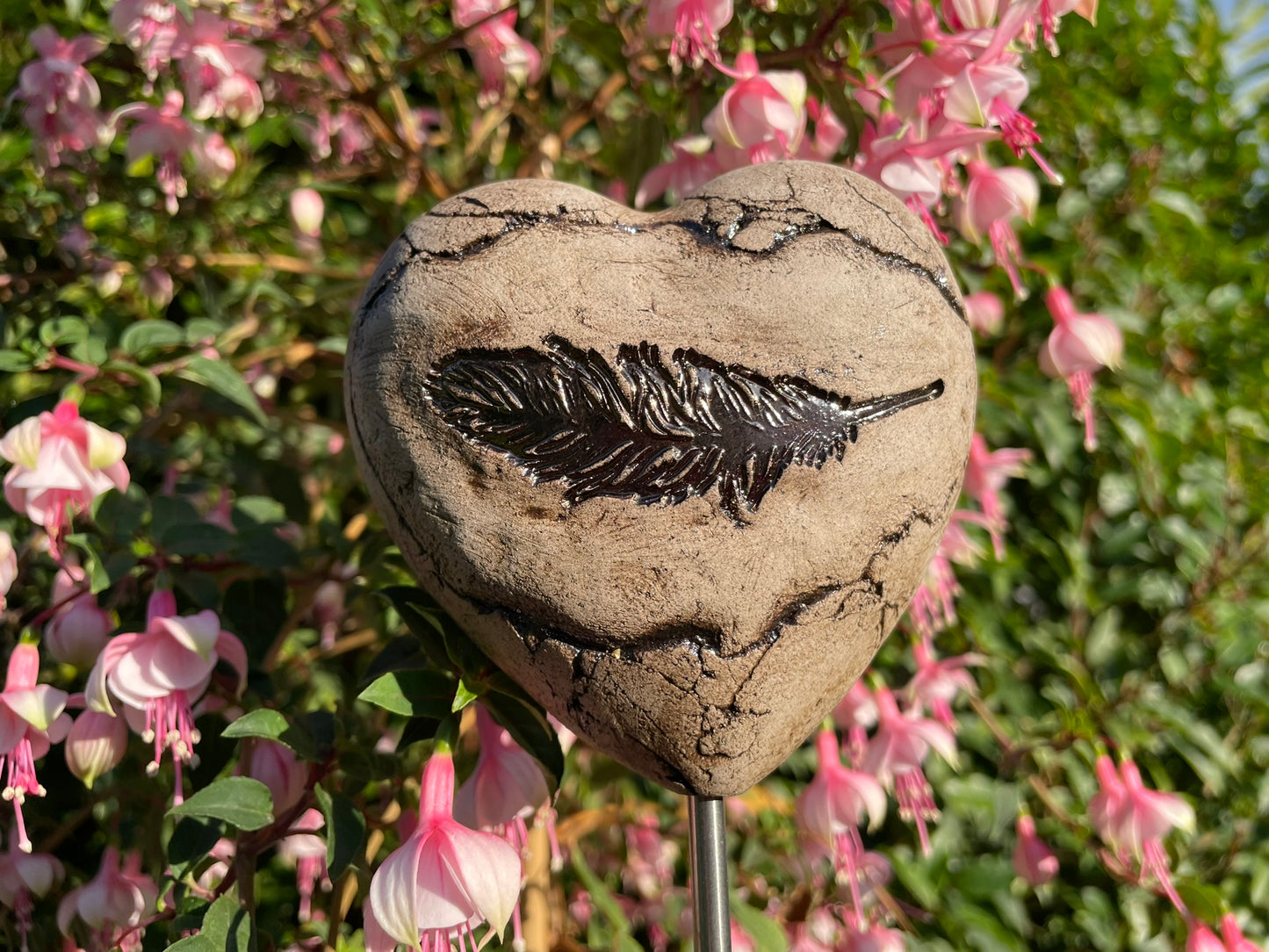 Herz Steele für den Garten