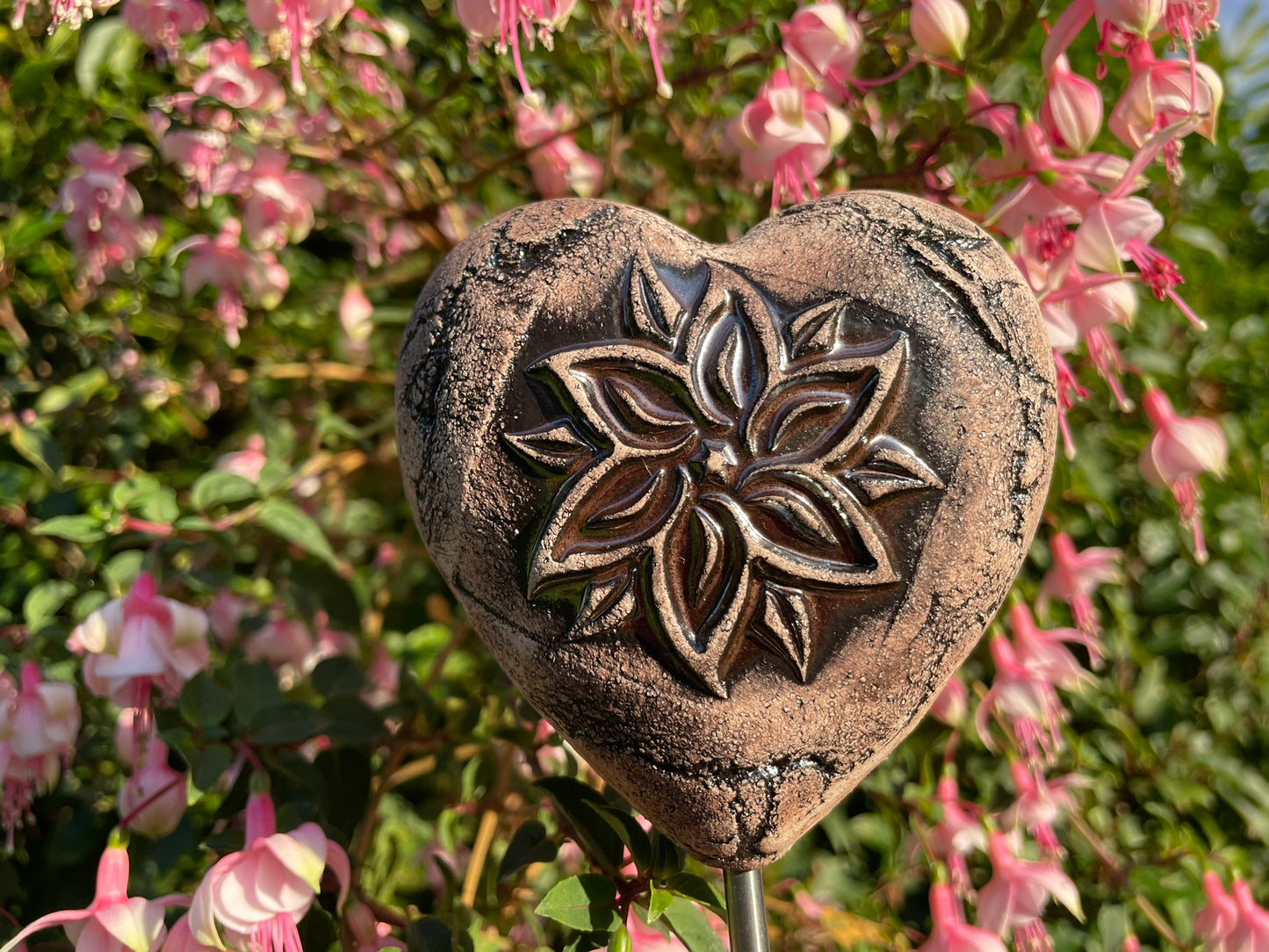 Herz Steele für den Garten