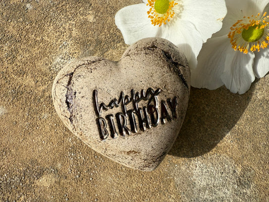 Deko Herz 'Happy Birthday'