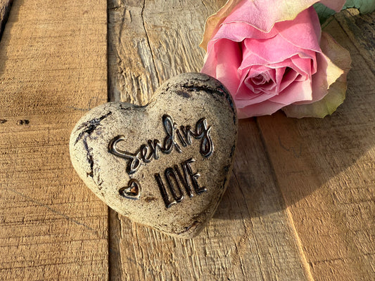 Deko Herz 'Sending Love'