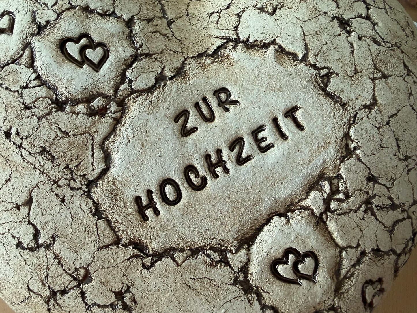 Geschenk Herz mit Kerze XXL