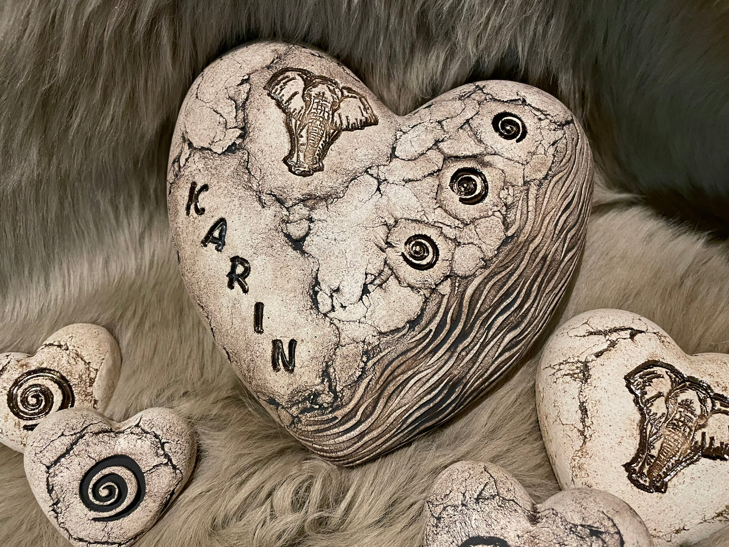 Herz Urne geschlossen