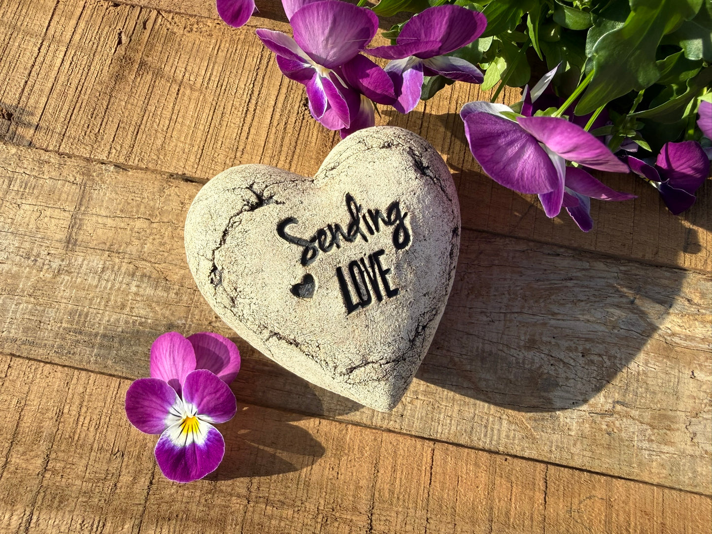 Deko Herz 'Sending Love'