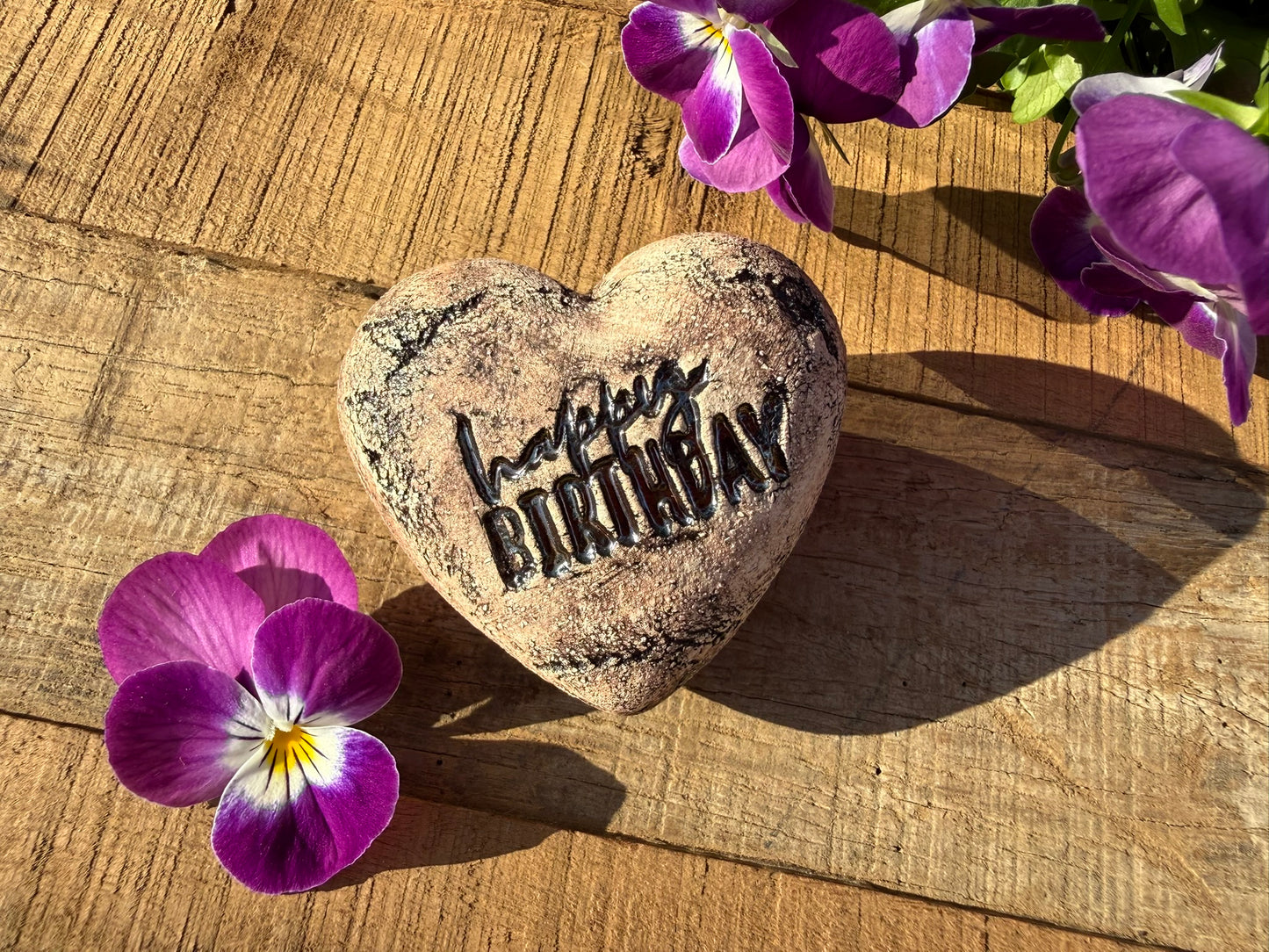 Deko Herz 'Happy Birthday'