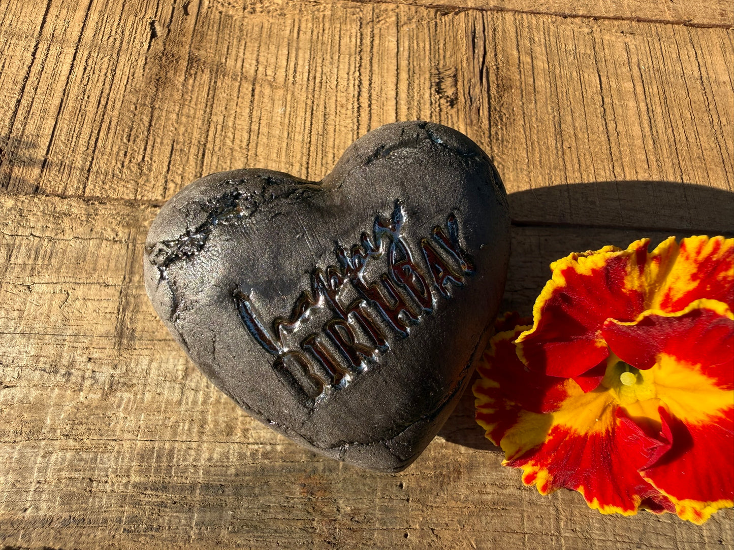 Deko Herz 'Happy Birthday'