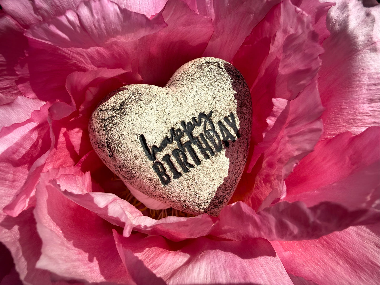 Deko Herz 'Happy Birthday'