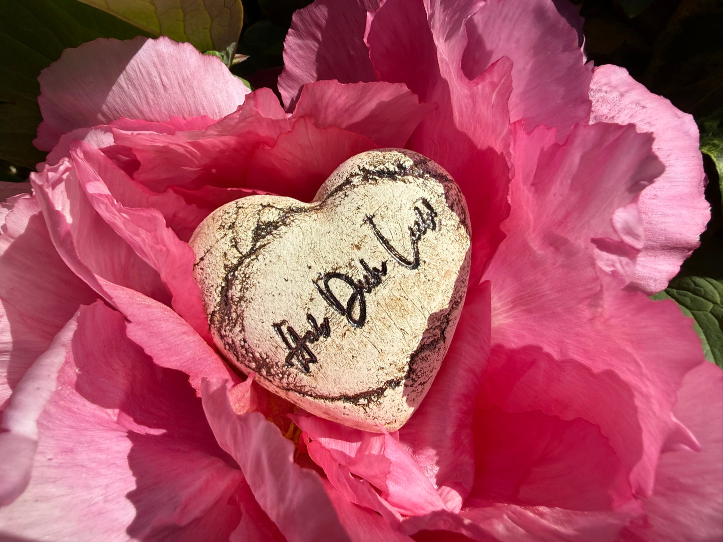 Deko Herz 'Hab dich lieb'