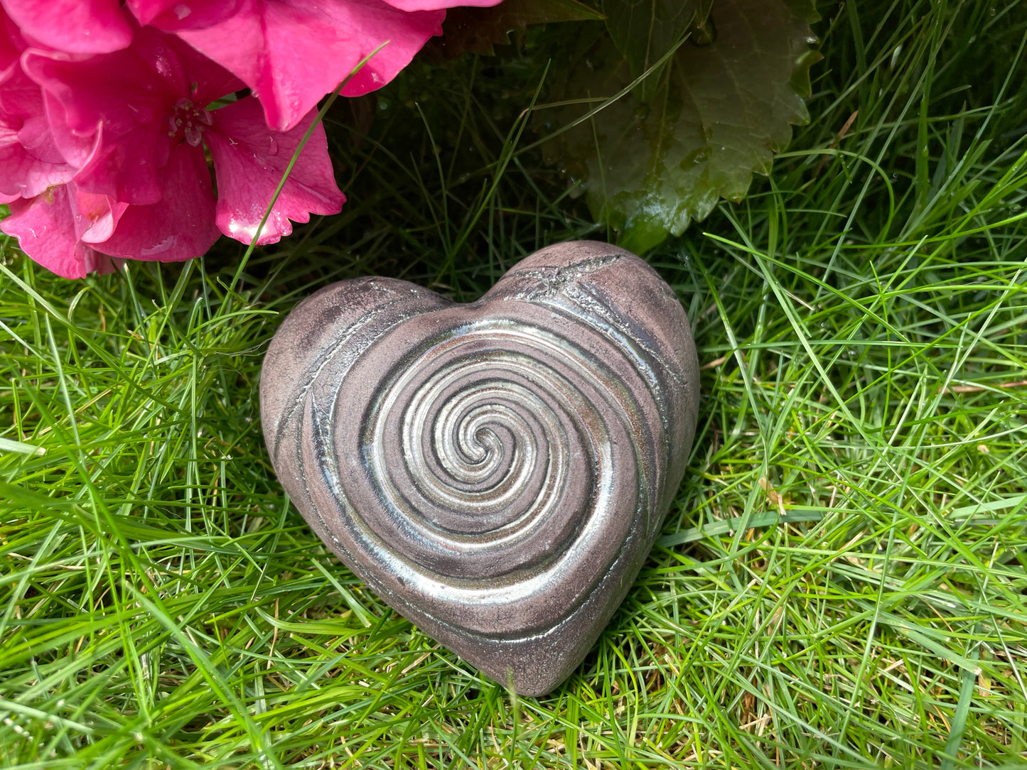 Deko Herz mit Spirale