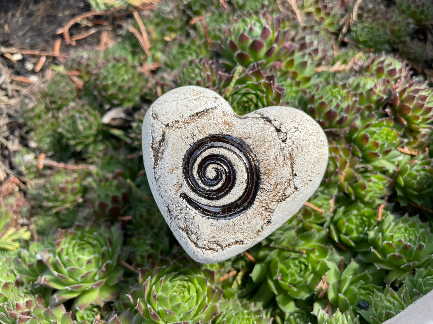 Deko Herz mit Spirale