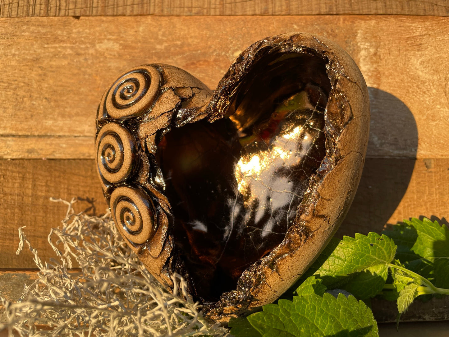 Herz Licht mit Spirale