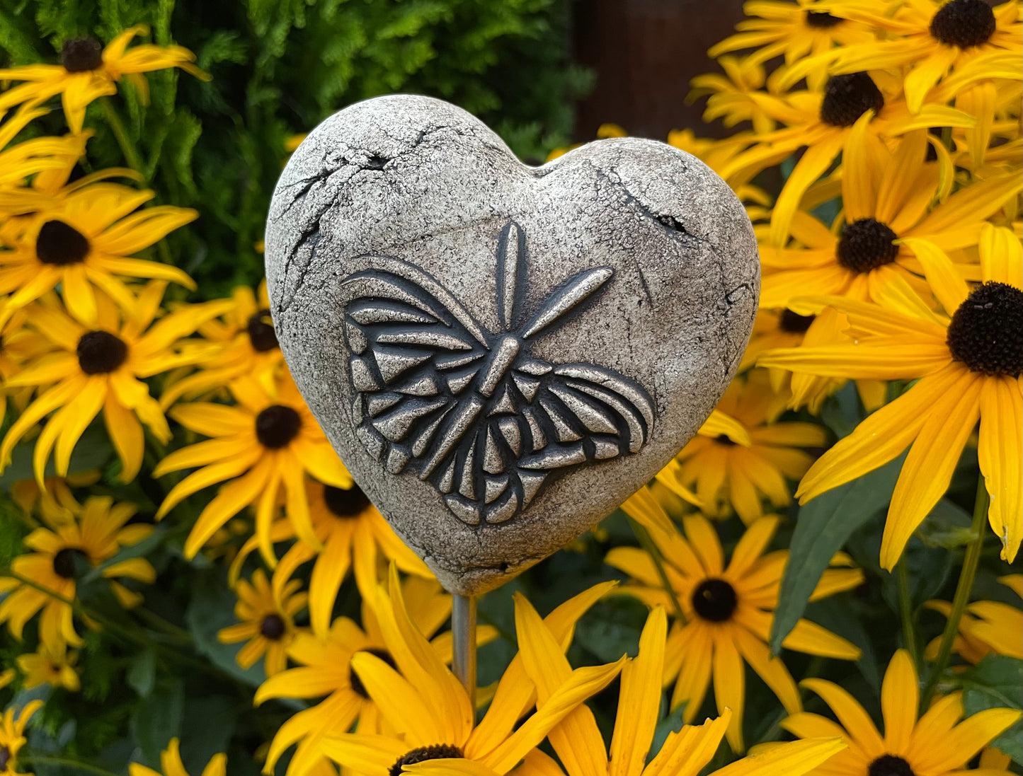 Herz Steele für den Garten