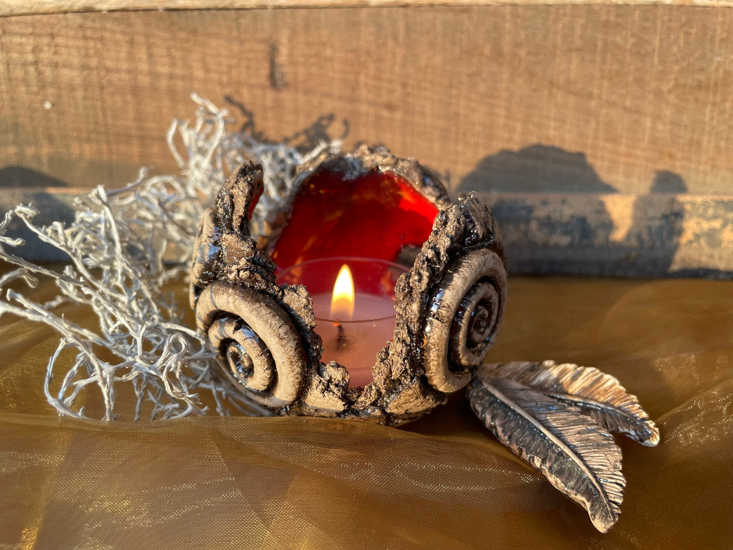 Kugel Licht mit Spiralen